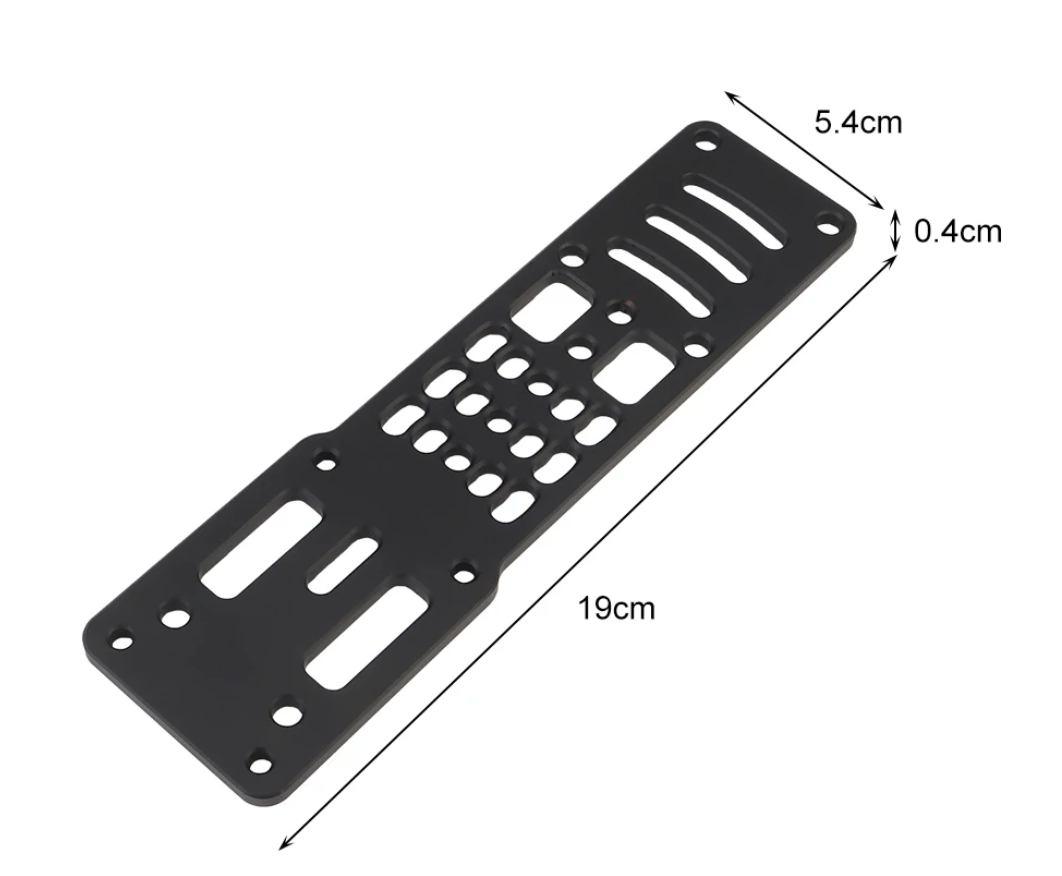 Metal Modular Pistol Holster Adapter - QLS Platform - Svart