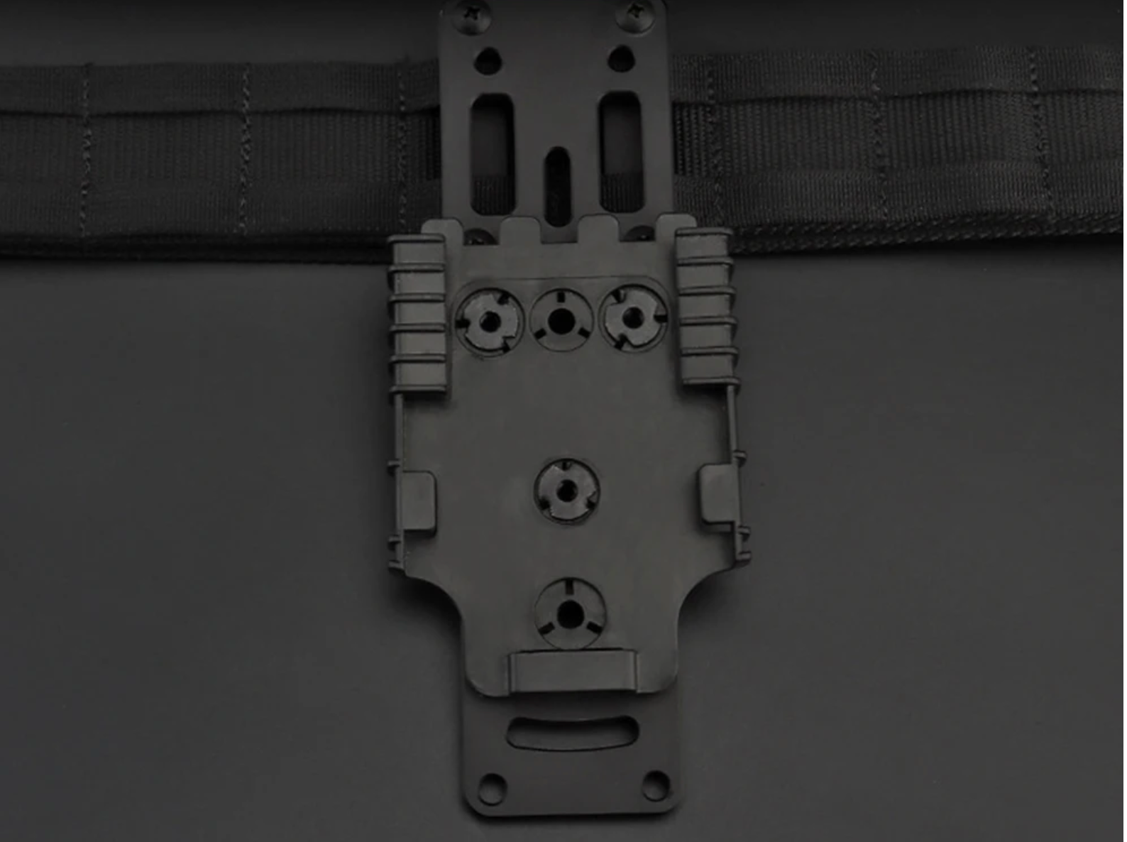 Metal Modular Pistol Holster Adapter - QLS Platform - Svart