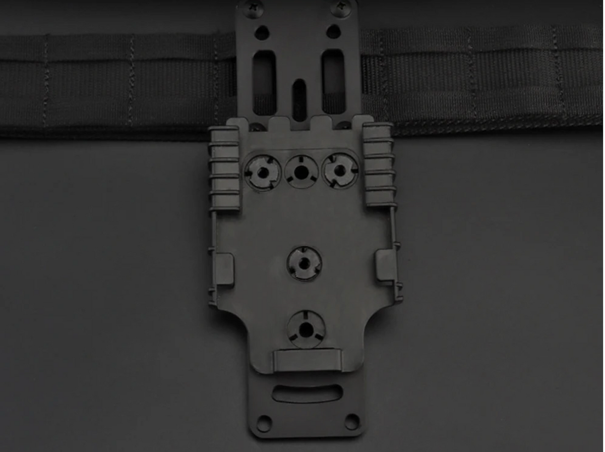 Metal Modular Pistol Holster Adapter - QLS Platform - Svart