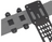 Metal Modular Pistol Holster Adapter - QLS Platform - Svart