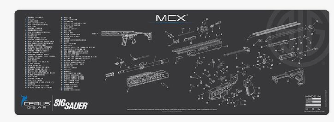 Sig Sauer - MCX Gun Bench Mat