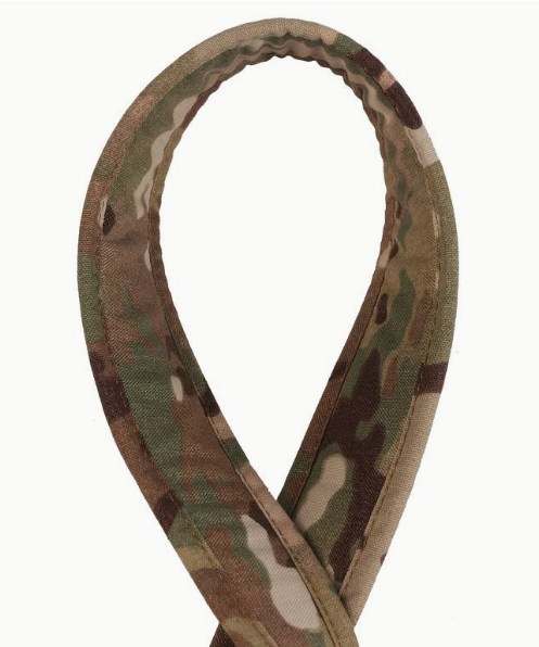 2-punkts Gevärs Sling med längdjusterare och metallkrok - Black Camo