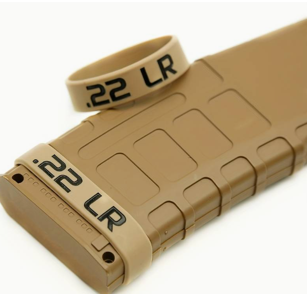 .22lr Magasin Markeringsband - Brun-Svart