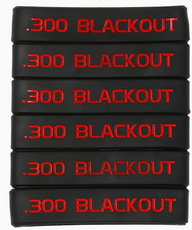 300 Blackout Magasin Markeringsband - Svart-Röd