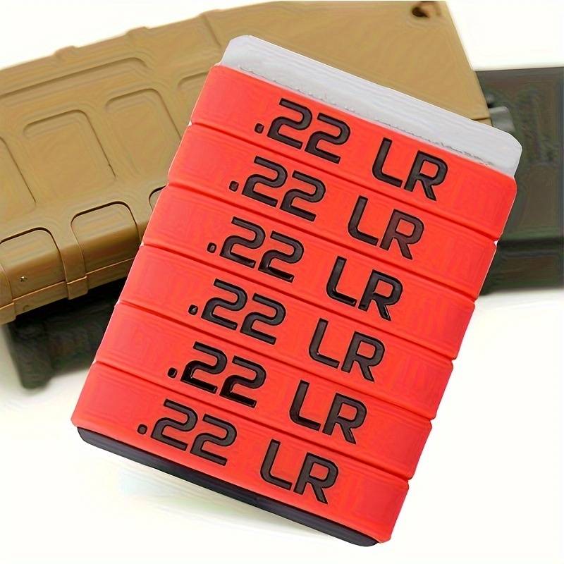 .22lr Magasin Markeringsband - Röd-Svart