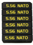 5.56 Nato Magasin Markeringsband - Svart-Gul