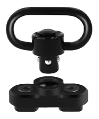 Sling Mount QD with 2 points webbing for Keymod Handguard - Round
