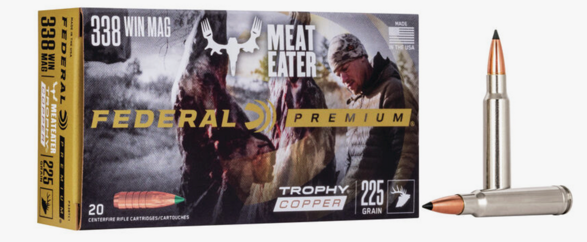 Federal - Premium Ammo 338 Win Mag Trophy Copper 225gr - 20/Box