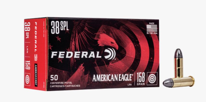 Federal - 38 Special Lead Round Nose 158gr - 50/Box