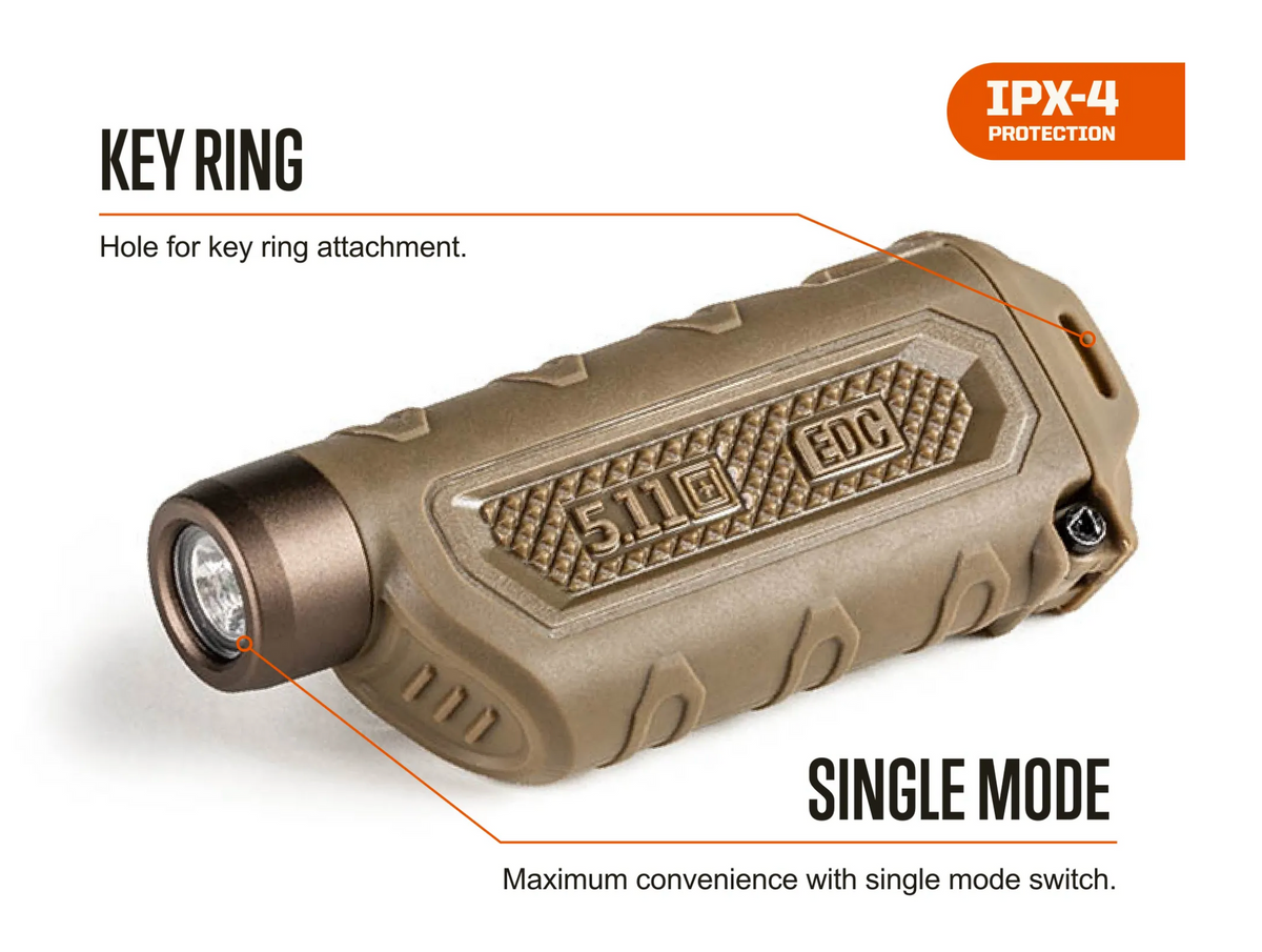 5.11 - EDC 2AAA Flashlight - Kangaroo (134)