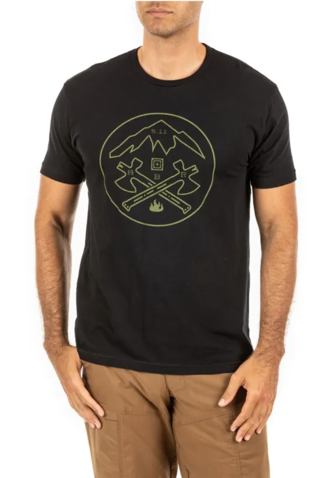 5.11 - Crossed Axe Mountain tee - Black (019)