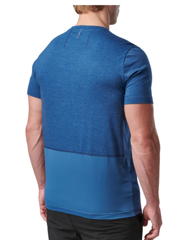 5.11 - PT-R Charge Short Sleeve Top 2.0 - Ensign Blue Heather (790)