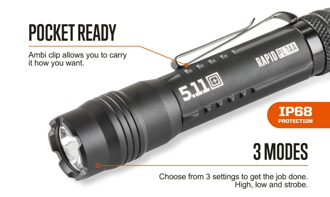 5.11 - RAPID PL 1AA Flashlight