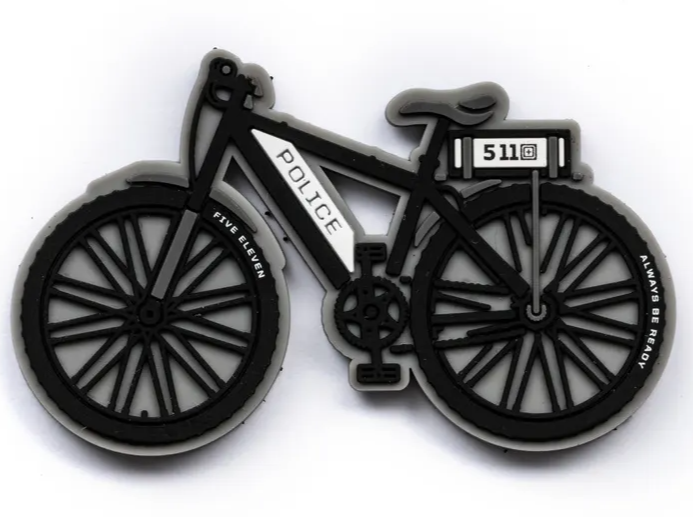 5.11 - First Responder Bike Cop Patch - Black (019)