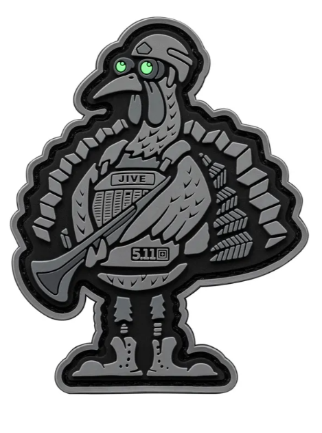 5.11 - Jive Turkey V2 Patch - Grey (029)