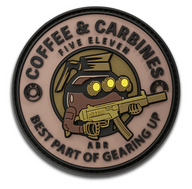 5.11 - Coffee & Carbines Patch - Badlands Tan (956)