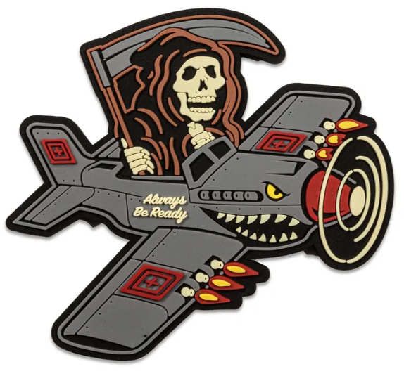 5.11 - Grim Reaper Pilot Patch - Grey (029)