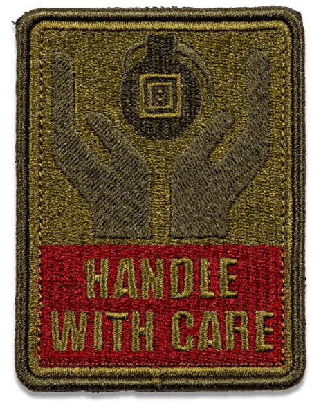 5.11 - Handle With Care Patch - Green (194)