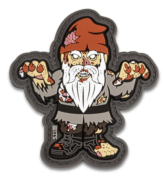 5.11 - Zombie Gnome Patch - Grey (029)