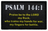 Psalm 144:1 - Svart - Patch