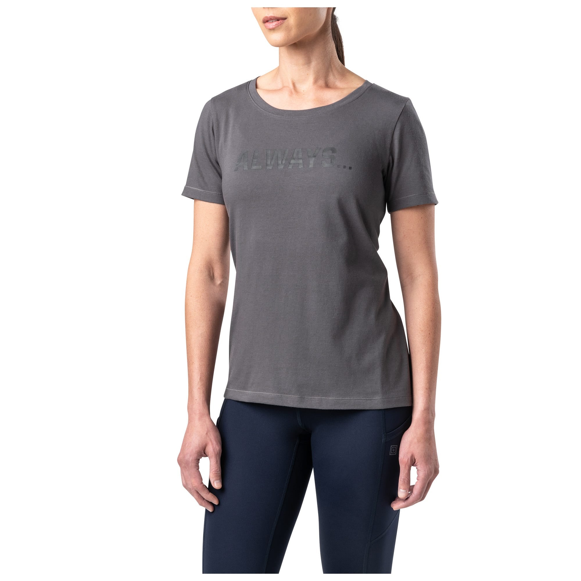 5.11 Women's Always Tee dam-T-shirt i Flint