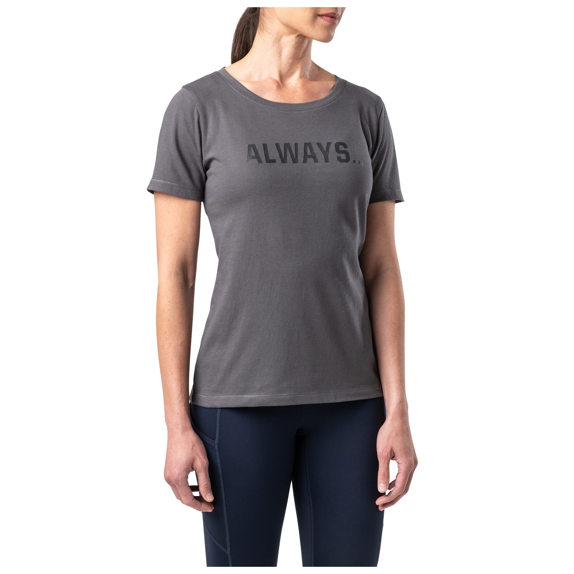 5.11 Women's Always Tee dam-T-shirt i Flint