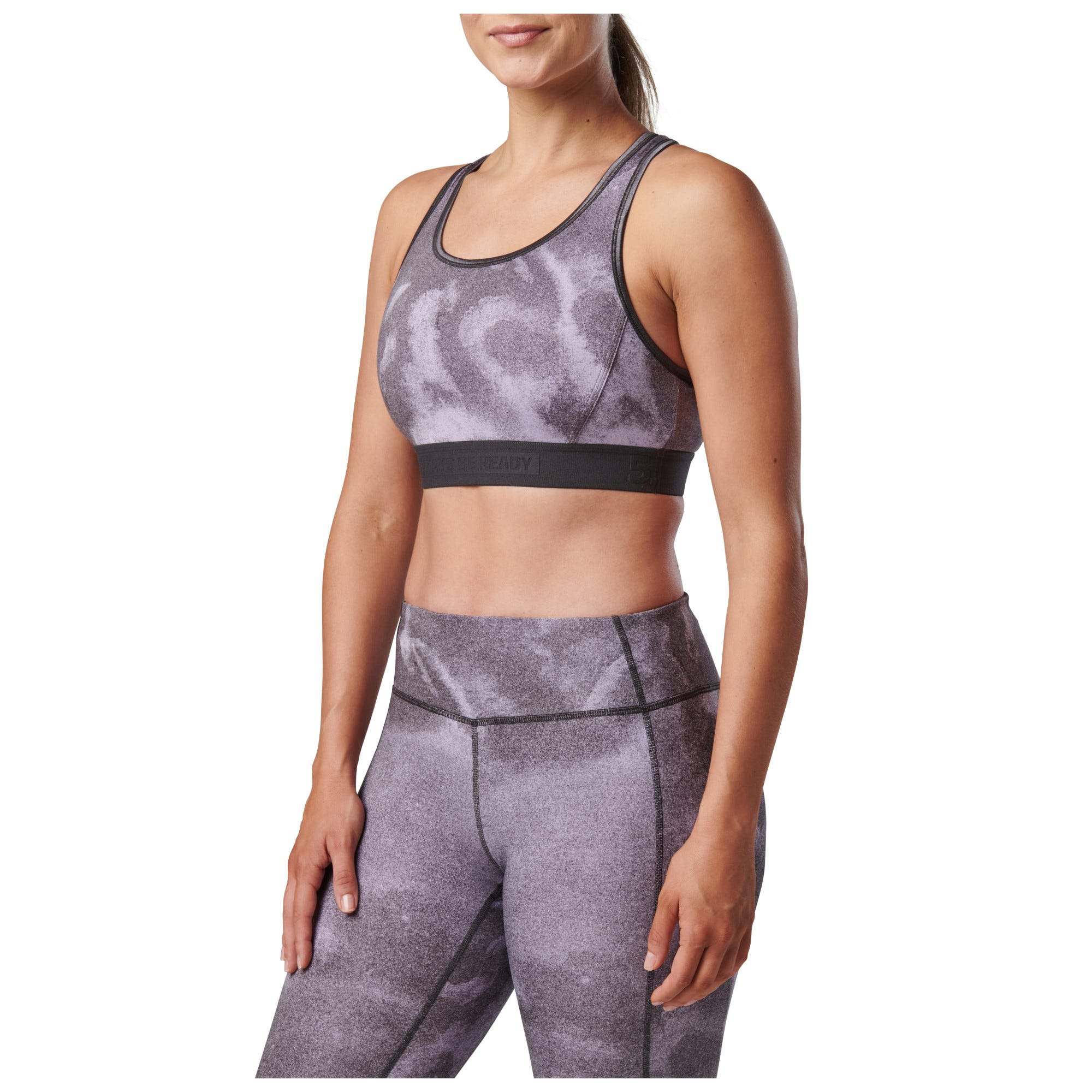 5.11 PT-R Valentina Sports Bra i Purple Prep Watercolor Camo