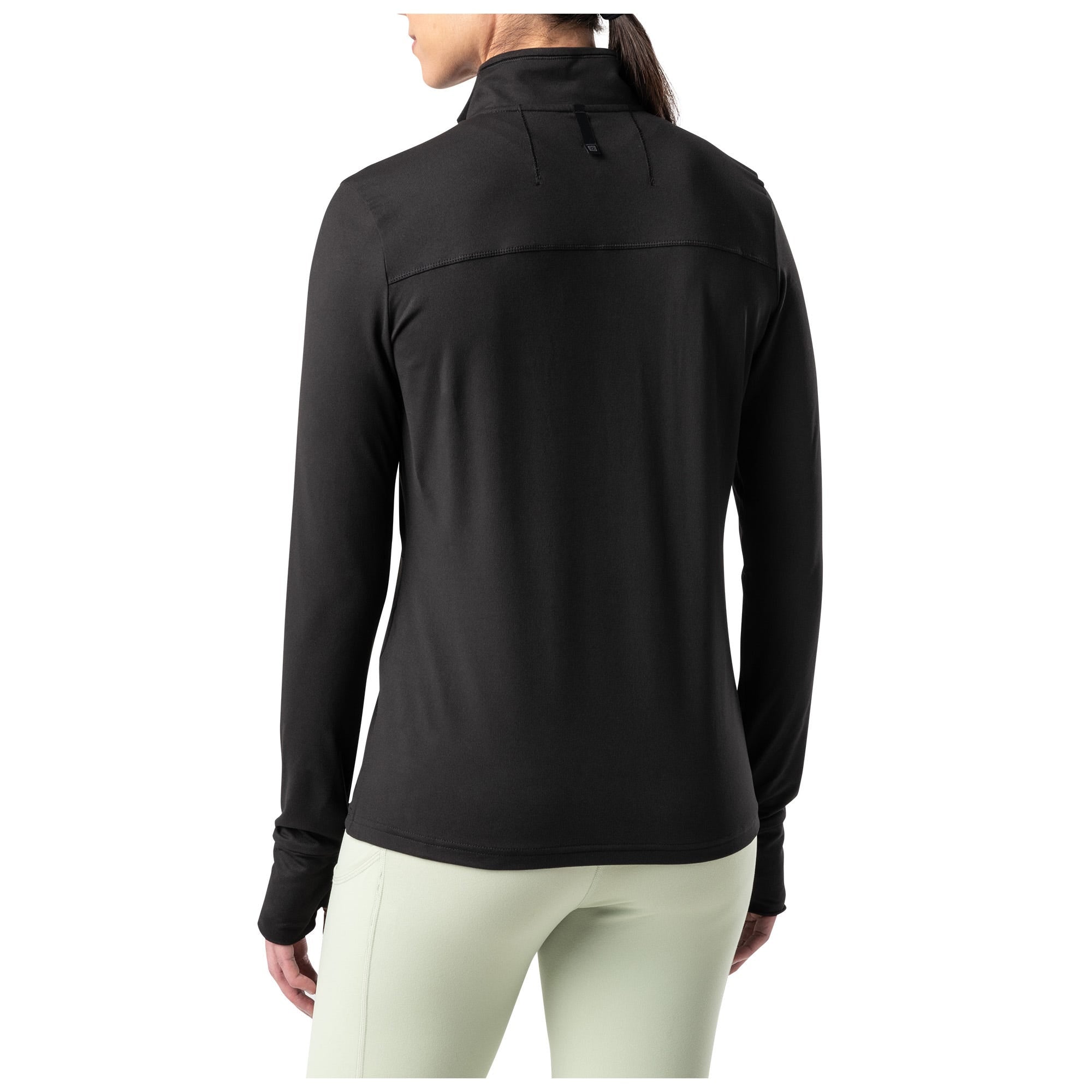 5.11 Women's PT-R Catalyst Half Zip Pullover träningströja i Black