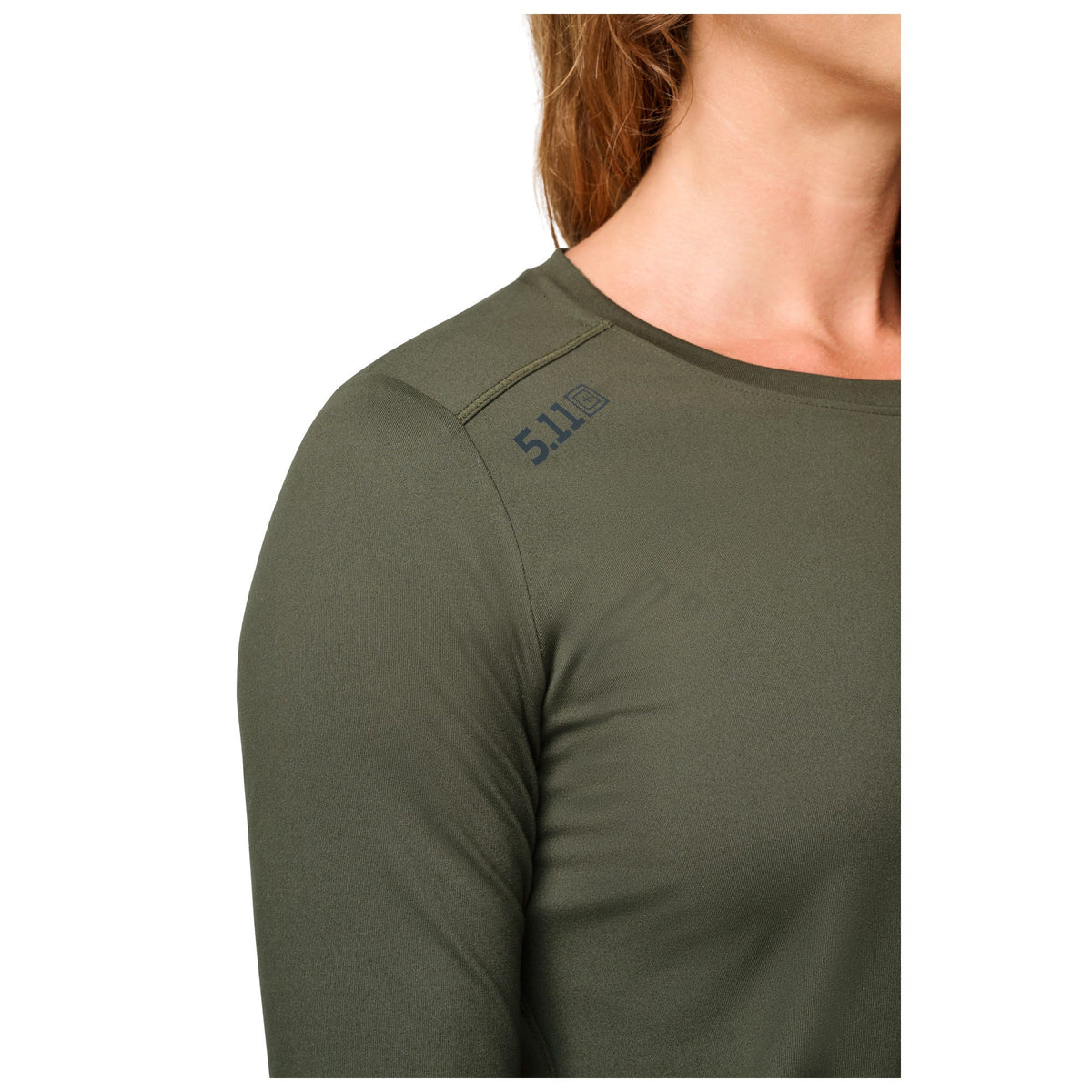 5.11 PT-R Women's Catalyst Long Sleeve, långärmad damtröja i Ranger Green
