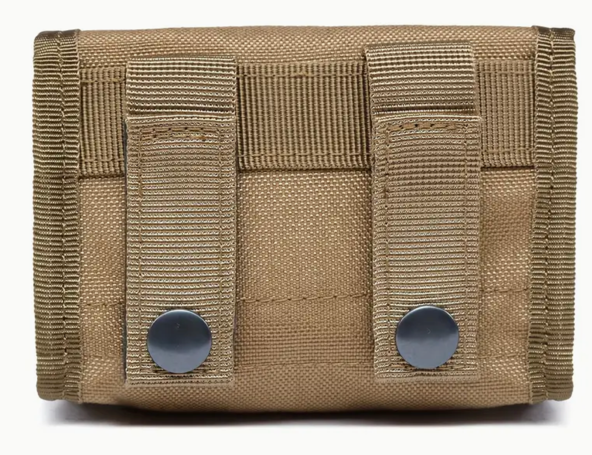 10 Round Tactical Shotshell Molle Pouch - Khaki