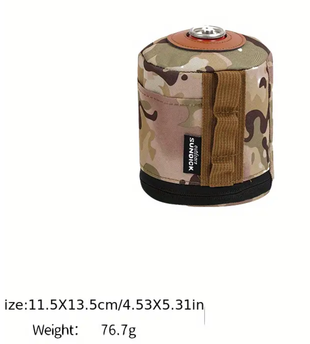 Gastanklock, Gastankhållare Förvaringsväska För Utomhuscamping - Large - Camo