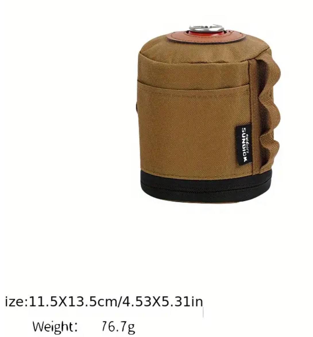 Gastanklock, Gastankhållare Förvaringsväska För Utomhuscamping - Large - Khaki