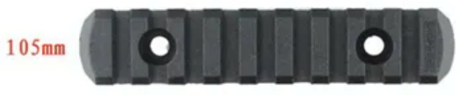 M Lok Picatinny Rail - 9 Slots
