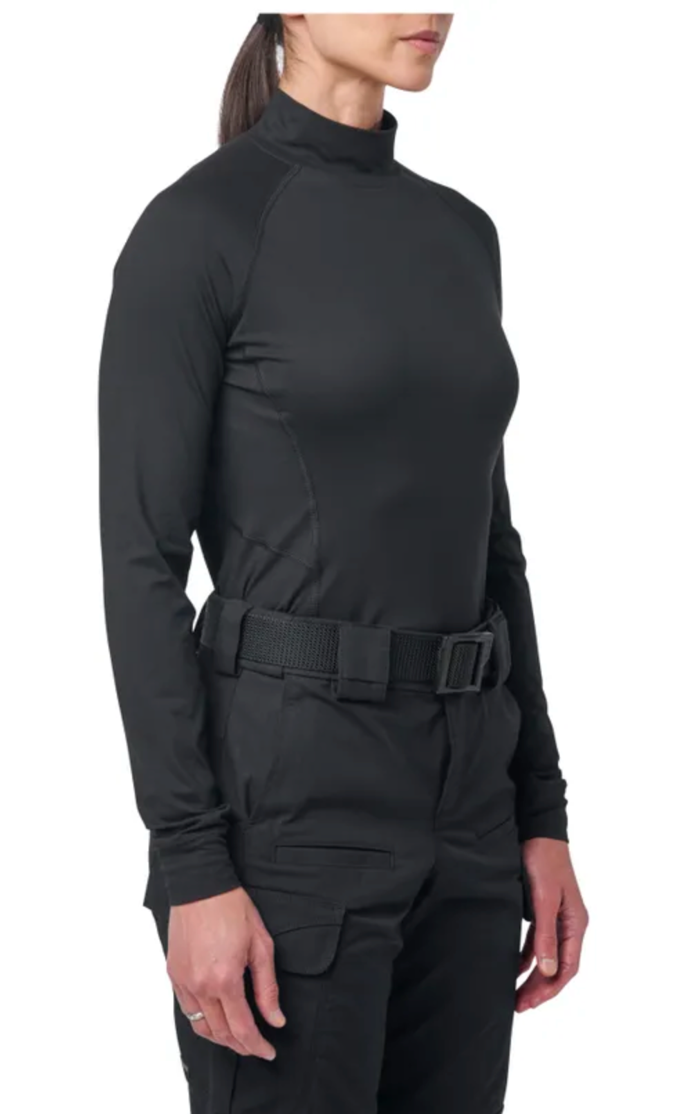 5.11 - Women's Mock Neck Long Sleeve Top - Black (019)