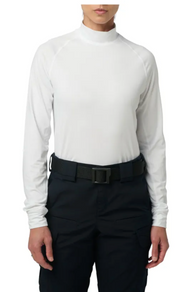 5.11 - Women's Mock Neck Long Sleeve Top - Uniform White (992)