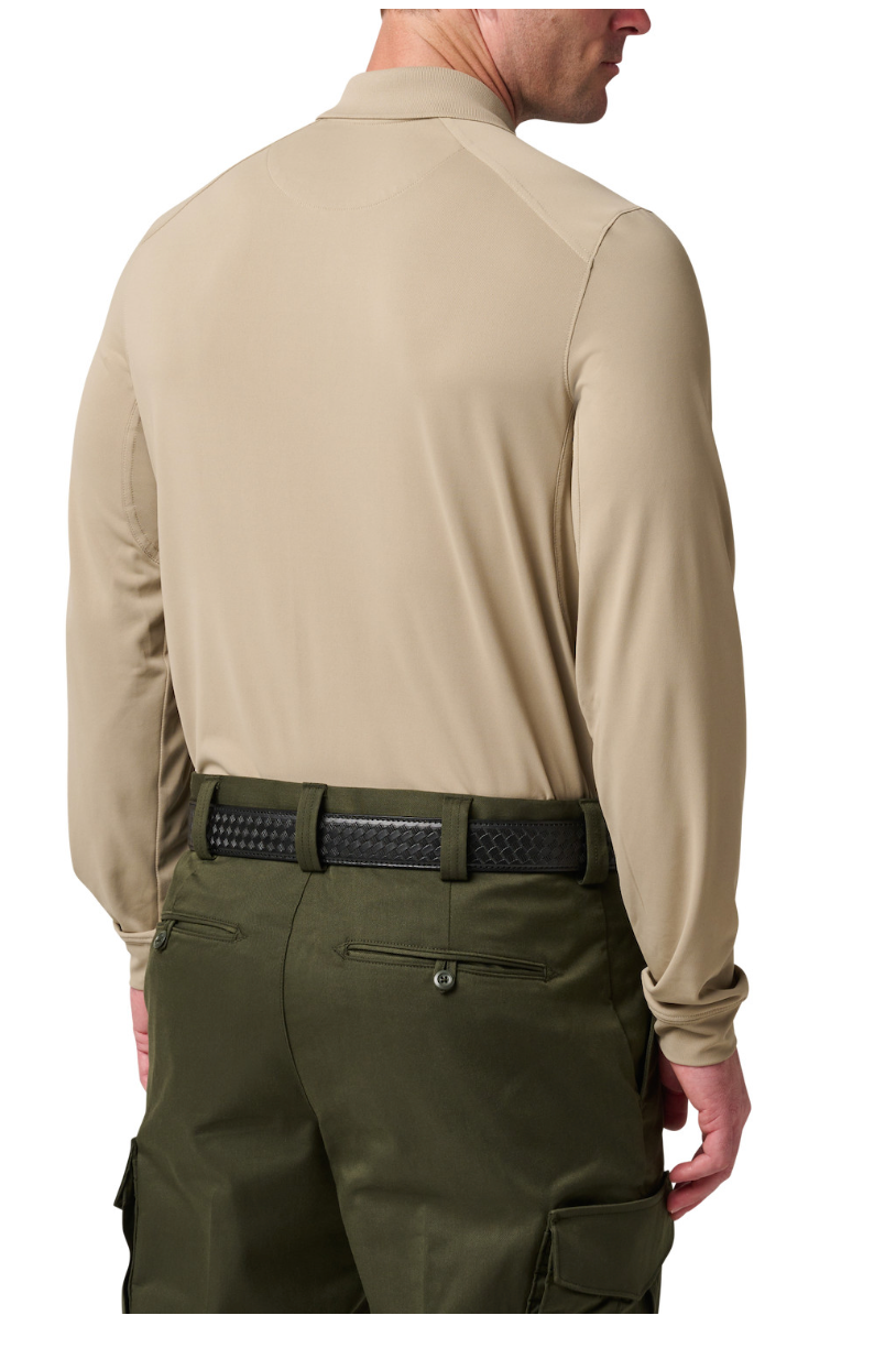 5.11 - Helios Long Sleeve Polo - Silver Tan (160)