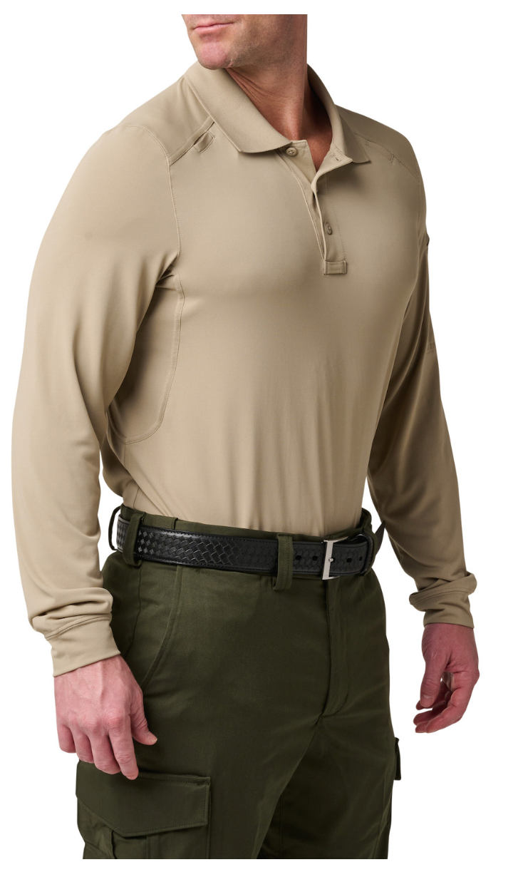 5.11 - Helios Long Sleeve Polo - Silver Tan (160)