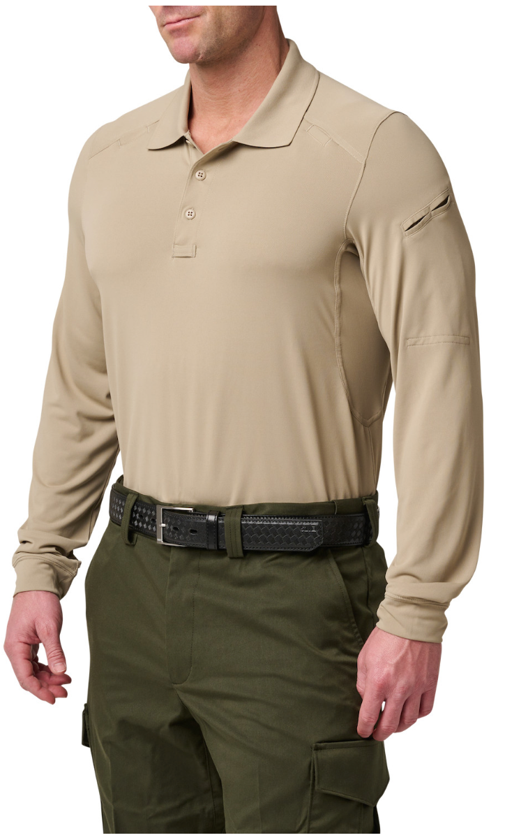 5.11 - Helios Long Sleeve Polo - Silver Tan (160)