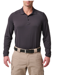 5.11 - Helios Long Sleeve Polo - Charcoal (018)