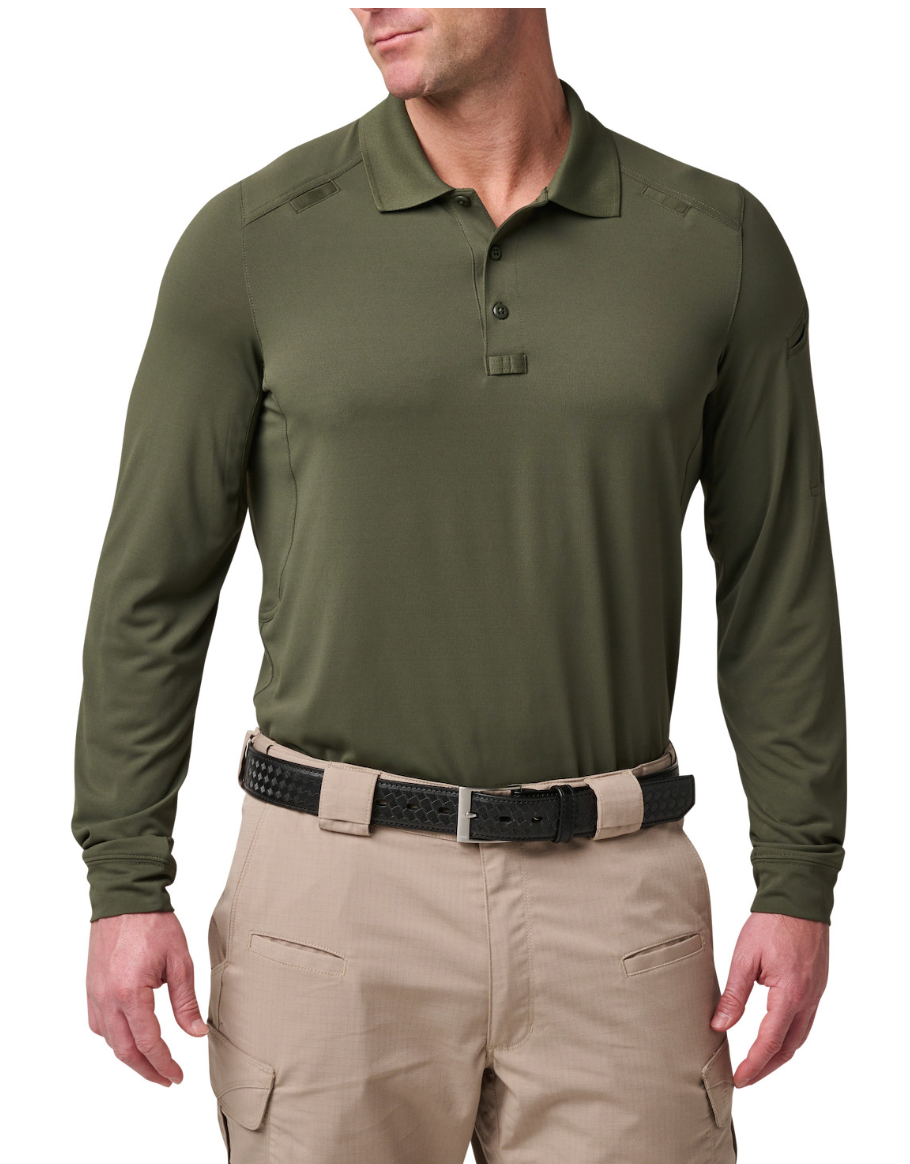 5.11 - Helios Long Sleeve Polo - TDU Green (190)