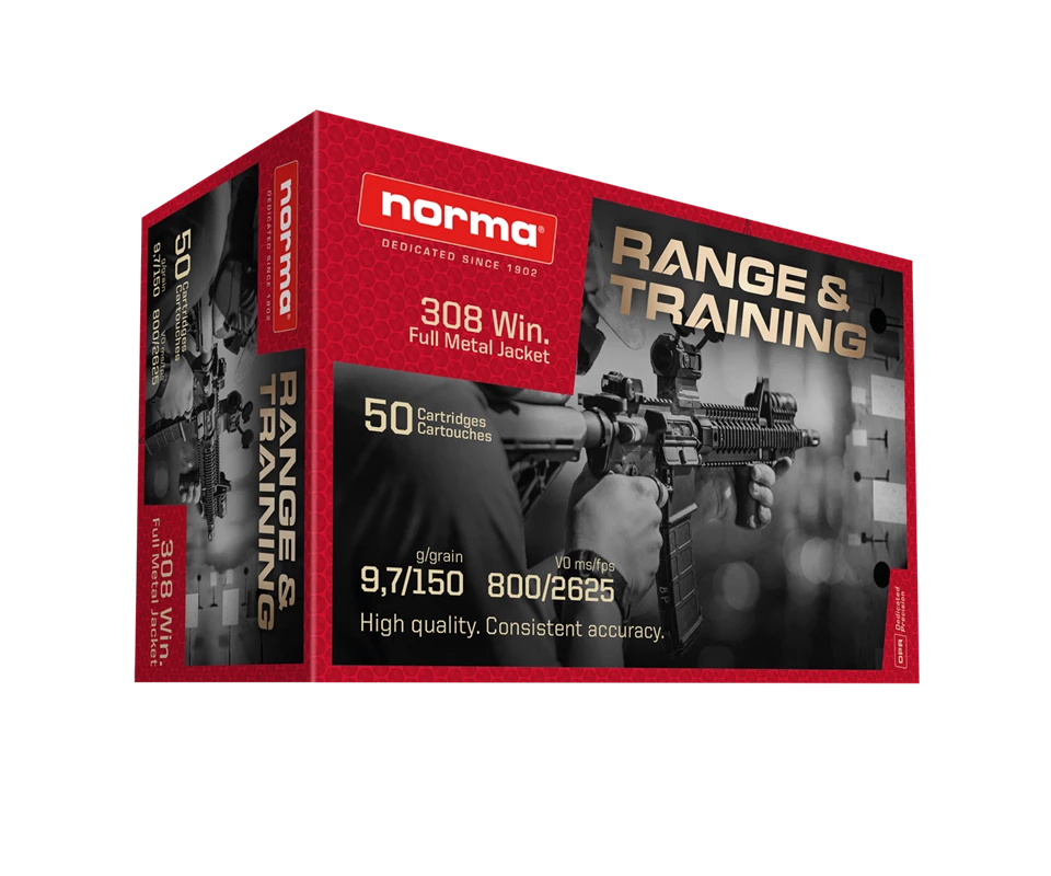 Norma -  .308 Win - Range Training - 9,7g/150gr - 50/ask