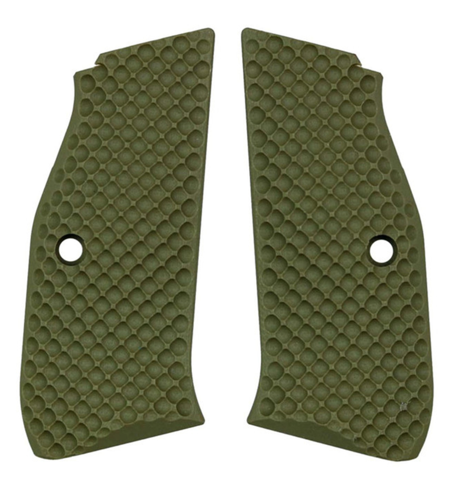 LokGrips - CZ Shadow 2 - Palm Swell Bogies - OD Green