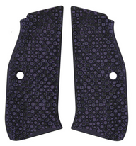 LokGrips - CZ Shadow 2 - Palm Swell Bogies - Black/Purple
