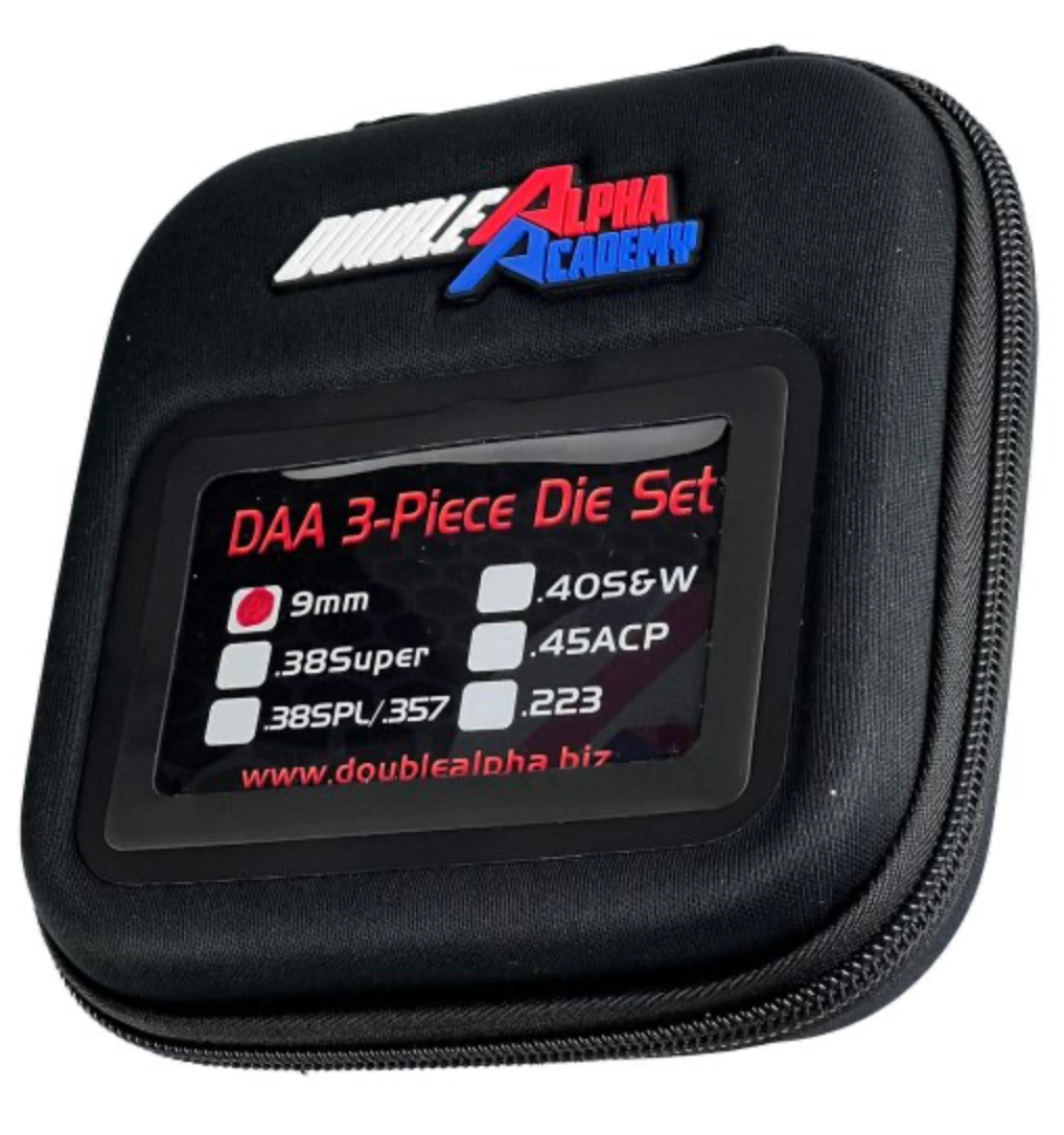 DAA - 3-Piece Carbide Die Set - Pistol - 9mm