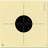Pistol 25/50 m and smallbore rifle 100 m target 3100 (unnumbered) - 55X53 cm