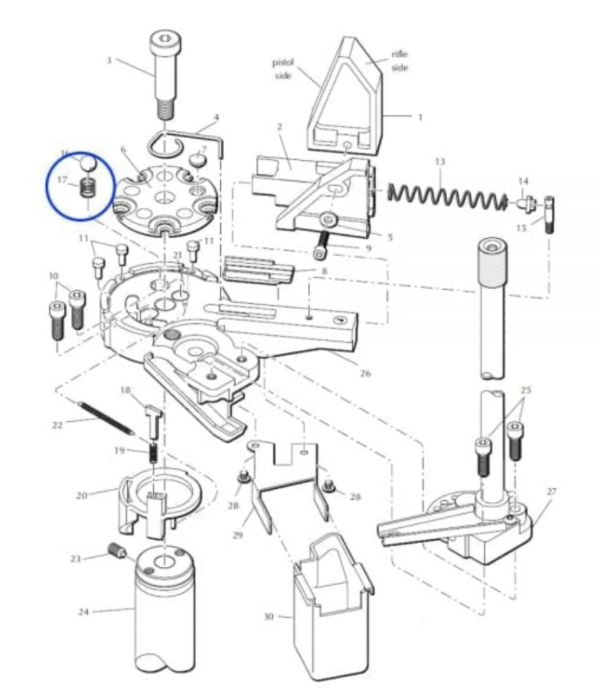Eemann Tech - Index Ball Spring – 13997 for DILLON XL650/XL750