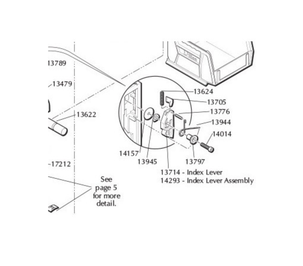 Dillon - Indexer Return Spring for Dillon Super 1050/Square Deal B - #13944