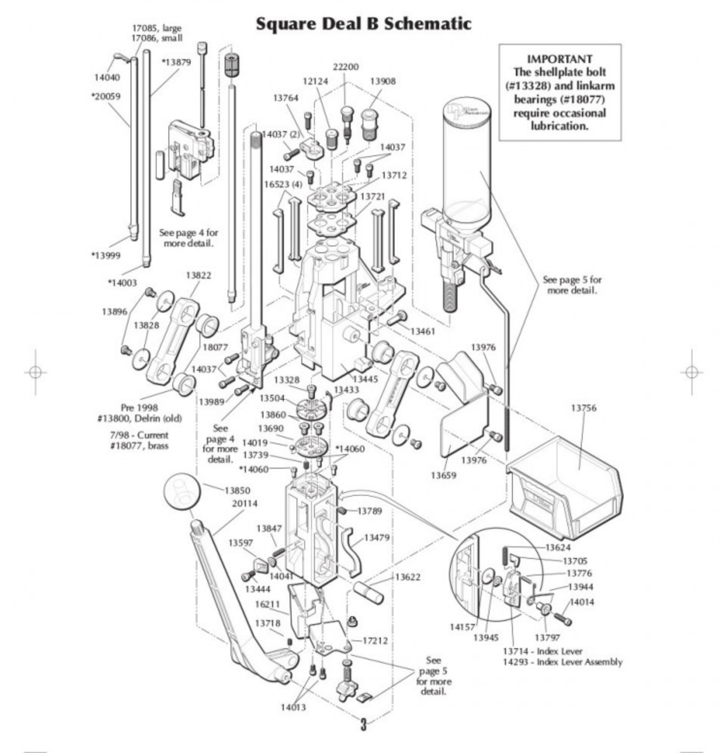 Dillon - Indexer Return Spring for Dillon Super 1050/Square Deal B - #13944