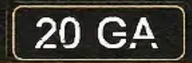 20 GA - Sticker