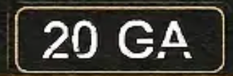 20 GA - Sticker